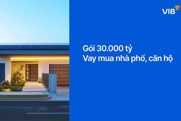 Gói vay mua nhà lãi suất chỉ từ 5,9%/năm, miễn gốc 5 năm, thời hạn vay đến 30 năm