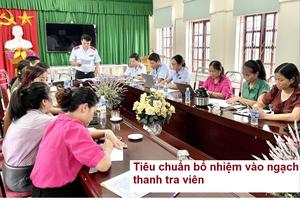 Tiêu chuẩn bổ nhiệm vào ngạch thanh tra viên