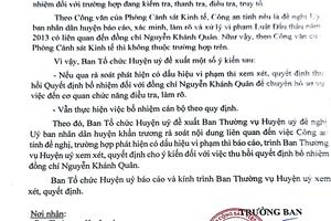 Lùm xùm việc điều động, bổ nhiệm Trưởng phòng Kinh tế và Hạ tầng huyện Hướng Hóa