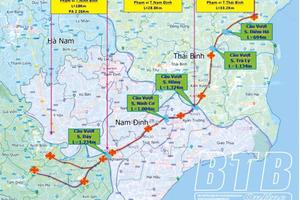 Dùng 5,2 triệu m3 cát biển thí điểm làm vật liệu đắp nền cao tốc Ninh Bình - Hải Phòng