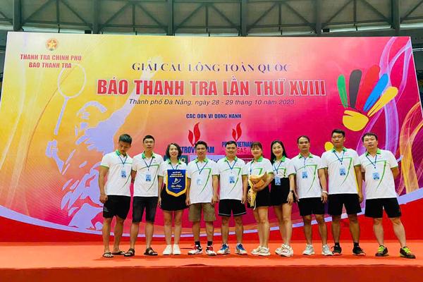 Thanh tra tỉnh Điện Biên với Giải Cầu lông toàn quốc Báo Thanh tra: 19 lần tham dự, 1 tinh thần thể thao đẹp