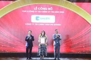 Mcredit vinh dự ghi danh Top 5 công ty uy tín nhất ngành tài chính năm 2024