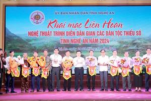 Nghệ An: Liên hoan Nghệ thuật trình diễn dân gian các dân tộc thiểu số năm 2024