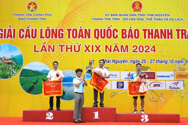 Bế mạc Giải Cầu lông toàn quốc Báo Thanh tra lần thứ XIX