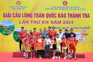 Những khoảnh khắc đẹp tại Lễ trao giải Cầu lông toàn quốc Báo Thanh tra lần thứ XIX