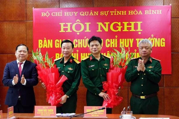 Bộ Chỉ huy Quân sự tỉnh Hoà Bình có thủ trưởng mới