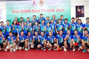 Giải bóng bàn PV GAS 2024: Quyết tâm và đoàn kết