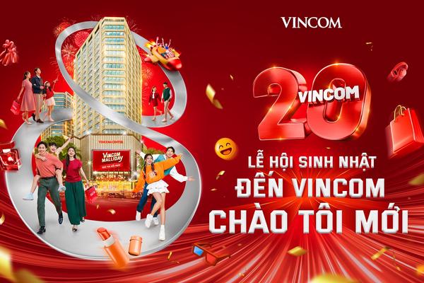 Sinh nhật Vincom 20 năm khai màn lễ hội rực rỡ nhất trong năm