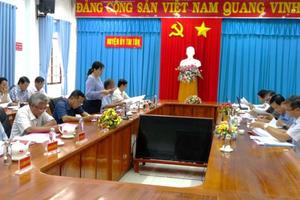 Huyện Tri Tôn, An Giang: Triển khai 14 cuộc thanh tra, kiểm tra về phòng, chống tham nhũng