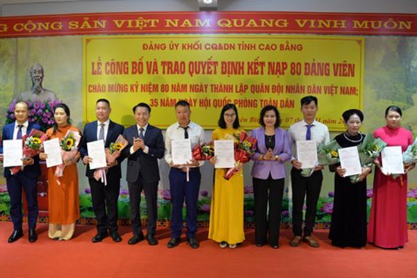 Cao Bằng: Kết nạp 80 đảng viên mới tại Khu Di tích Quốc gia đặc biệt Trần Hưng Đạo