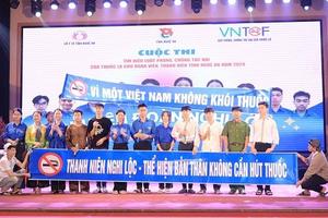 Nghệ An: Sôi nổi cuộc thi tìm hiểu về Luật Phòng, chống tác hại của thuốc lá trong đoàn viên, thanh niên