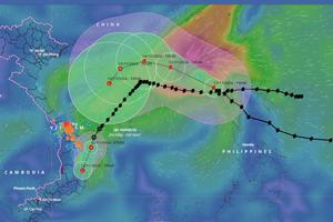 Các tỉnh từ Quảng Ninh đến Bình Định sẵn sàng ứng phó với bão số 8