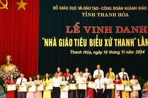 Thanh Hóa vinh danh 133 nhà giáo tiêu biểu