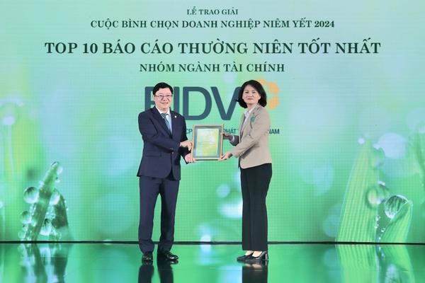 BIDV nhận giải thưởng  “Top 10 Báo cáo thường niên tốt nhất – Nhóm ngành tài chính”