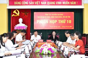 Tuyên Quang nhìn lại kết quả 5 năm thực hiện Luật Phòng, chống tham nhũng