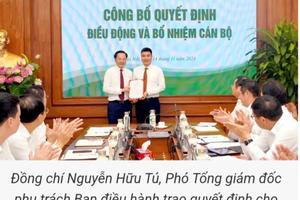 VINACHEM: Công bố Quyết định điều động và bổ nhiệm cán bộ