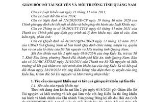 Quảng Nam: Không công nhận đơn khiếu nại lần 2 của công dân