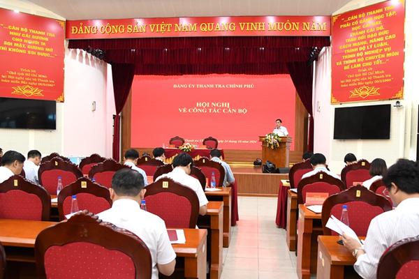 Kế hoạch hoạt động của Tiểu ban Văn kiện Đại hội đại biểu Đảng bộ Thanh tra Chính phủ