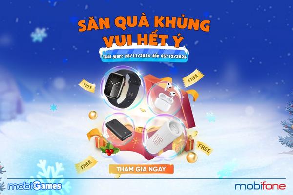 Đại tiệc Giáng Sinh, săn quà khuyến mãi siêu hấp dẫn của mobiGames