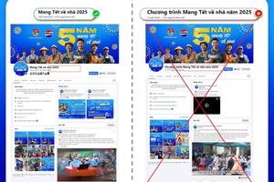 Khuyến cáo Fanpage, website giả mạo chương trình “Mang Tết về nhà”