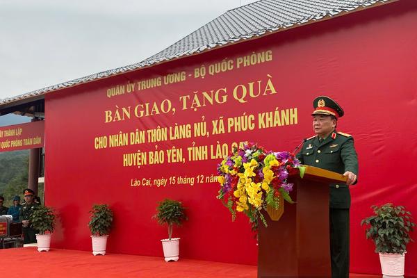 Lào Cai: Khánh thành 40 căn nhà nơi vùng lũ Làng Nủ