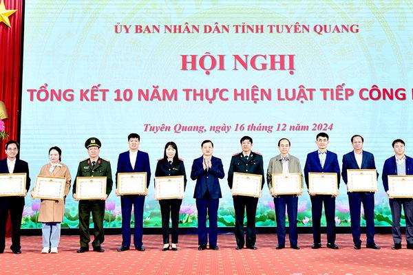 Tuyên Quang tổng kết 10 năm thực hiện Luật Tiếp công dân