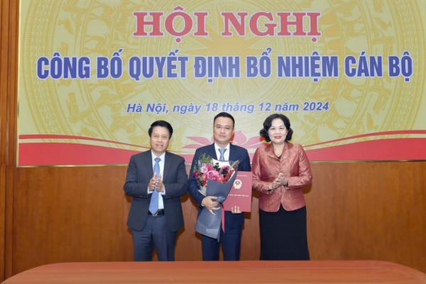 Bổ nhiệm lãnh đạo nhiều đơn vị thuộc Ngân hàng Nhà nước