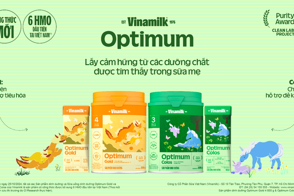 Vinamilk công bố cải tiến đột phá 6 HMO đầu tiên tại Việt Nam trong sản phẩm sữa công thức OpPTIMUM