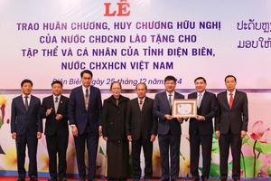 Nhà nước, Chính phủ Lào tặng Huân chương Hữu nghị, Huy chương Hữu nghị cho tập thể, cá nhân tỉnh Điện Biên