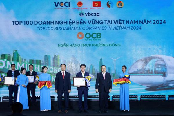 OCB lọt Top các doanh nghiệp bền vững  năm 2024