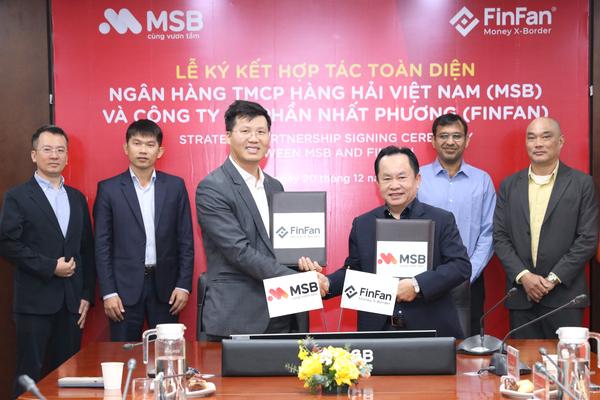 MSB hợp tác FinFan cung cấp giải pháp thanh toán toàn diện cho doanh nghiệp