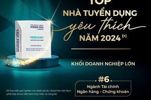 ABBANK được bình chọn top nhà tuyển dụng được yêu thích nhất năm 2024