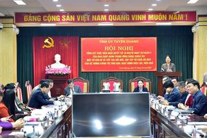 Tuyên Quang đã tinh giản được 2.873 biên chế trong thời gian qua