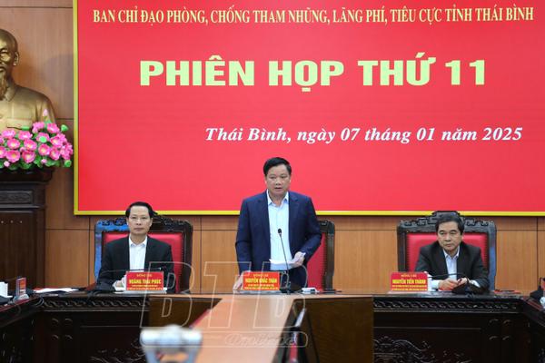 Thái Bình: Khắc phục tình trạng né tránh, đùn đẩy trách nhiệm trong phòng, chống tham nhũng, tiêu cực