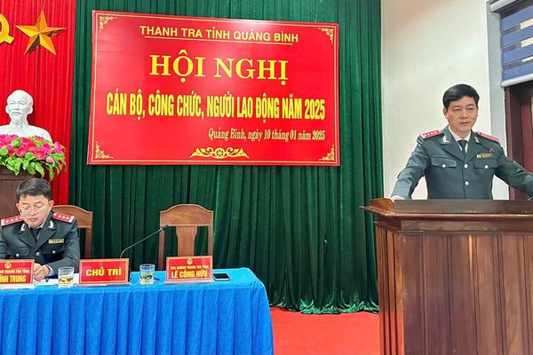 Thanh tra tỉnh Quảng Bình phấn đấu hoàn thành 100% chương trình, kế hoạch năm 2025