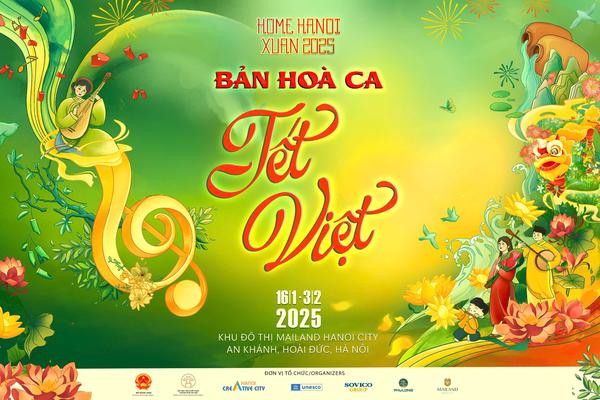 Ngân nga “Bản hòa ca Tết Việt” tại đường hoa Home Hanoi Xuan 2025