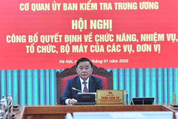 Công bố chức năng, nhiệm vụ, tổ chức, bộ máy Cơ quan Ủy ban Kiểm tra Trung ương