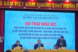 Tiếp tục đi sâu nghiên cứu, triển khai có hiệu quả Nghị quyết số 57