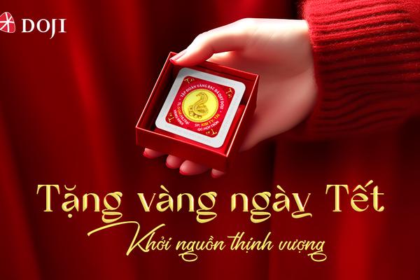 Tặng vàng ngày tết, trao trọn an khang