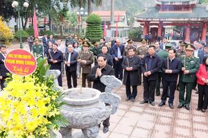 Cao Bằng: Thủ tướng Phạm Minh Chính dâng hương tại Khu di tích Quốc gia đặc biệt địa điểm Chiến thắng Biên giới năm 1950