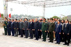 Tổng Bí thư Tô Lâm viếng các Anh hùng liệt sỹ tại Nghĩa trang Liệt sỹ Quốc gia Vị Xuyên