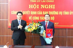 Thượng tá Giàng A Tằng giữ chức Phó Trưởng Ban Nội chính Tỉnh uỷ Lai Châu