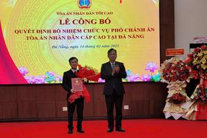 TAND Cấp cao tại Đà Nẵng có Phó Chánh án mới