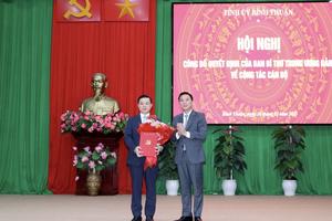 Phó Chủ tịch Ủy ban Quản lý vốn Nhà nước tại doanh nghiệp làm Phó Bí thư Tỉnh ủy Bình Thuận