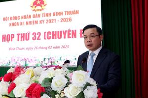 Ông Đỗ Hữu Huy giữ chức Chủ tịch UBND tỉnh Bình Thuận với số phiếu tán thành cao