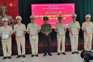 Công an Đà Nẵng bố trí công tác cho lãnh đạo công an quận, huyện