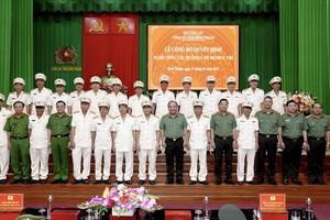 Bình Thuận: Điều động 56 lãnh đạo, chỉ huy công an sau tinh gọn sắp xếp bộ máy
