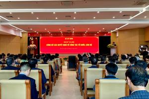 Bộ Xây dựng công bố các quyết định về công tác tổ chức, cán bộ