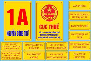 Thay biển tên cơ quan thuế sau khi sắp xếp tinh gọn: Chủ trương tiết kiệm, tránh lãng phí