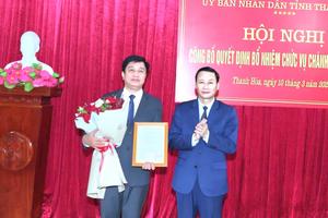 Công bố quyết định bổ nhiệm Chánh Thanh tra tỉnh Thanh Hóa